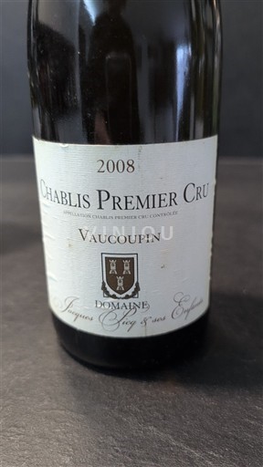 Burgundija Chablis Premier Cru Picq jacques et ses enfants Vaucopin 2008
