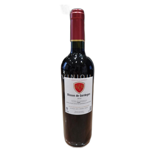 Burdeos Côtes-de-Bordeaux Blason de Gardegan 2018