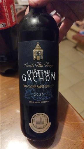 Bordeaux Montagne-saint-émilion Château Gachon les Petits Bonheurs 2020