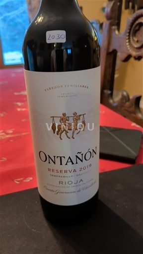 La Rioja Rioja Ontañón Reserva 2019