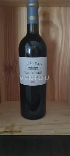 Burdeos Saint-Émilion Gran Cru Grand Cru Faugères 2015