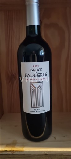 Bordeaux Saint-Émilion Grand Cru Grand Cru Calice de Faugères 2016