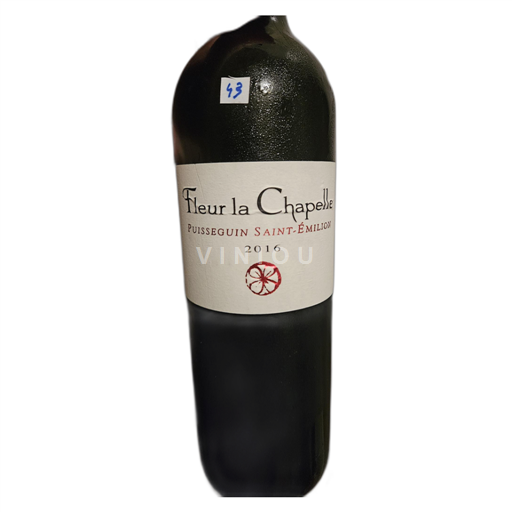Bordeaux Puisseguin-Saint-Émilion Fleur la Chapelle 2016