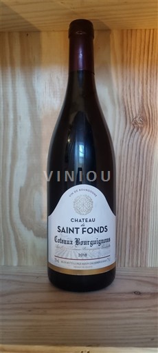 Bourgogne Coteaux bourguignons Château Saint Fonds 2018
