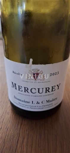 Bourgondië Mercurey Domaine L & C Maitre 2023