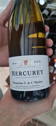 Бургундія Меркуре Domaine L & C Maitre 2023