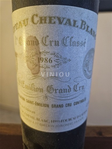 Bordeaux Saint-Émilion Grand Cru Grand Cru Château Cheval Blanc 1986