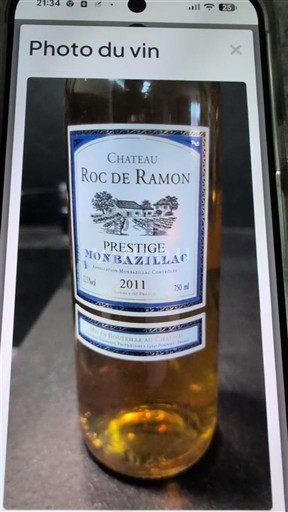 Tây Nam Monbazillac Château Roc de Ramon Prestige 2011