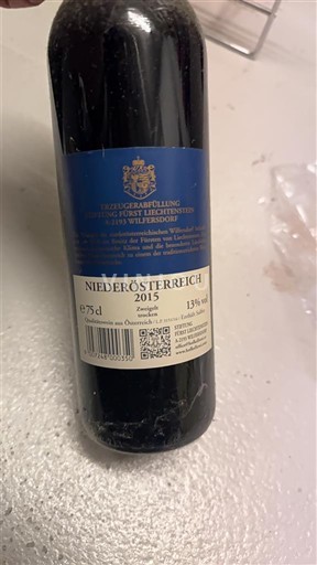 Bassa Austria Non specificato Château Weingut Fürst Liechtenstein 2015