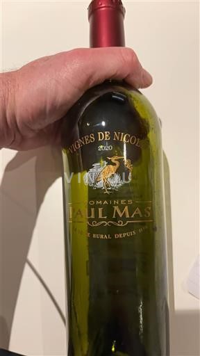 Linguadoca e Rossiglione Paese d'Oc Domaine Domaines Paul Mas Les Vignes de Nicole 2020