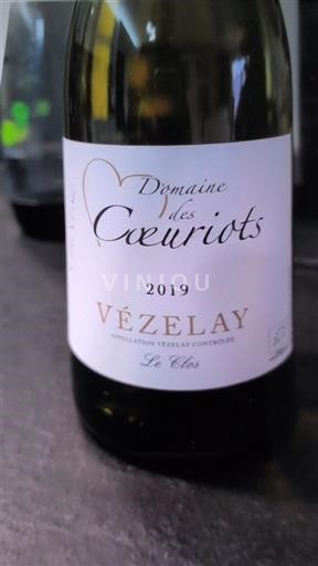 Burgundy Volnay Domaine S Coeuriots Le Clos 2019