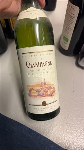 Samppanja Cave des Viticulteurs de Bonvillars 1998