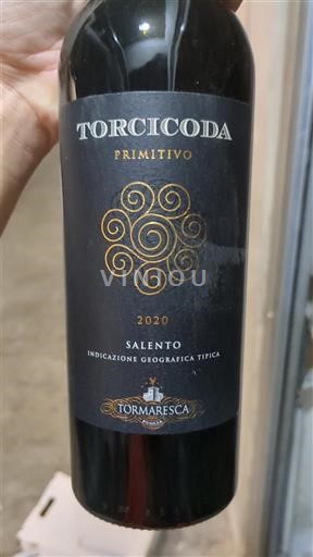 Puglia Susumaniello Salento Tormaresca Torcicoda 2020