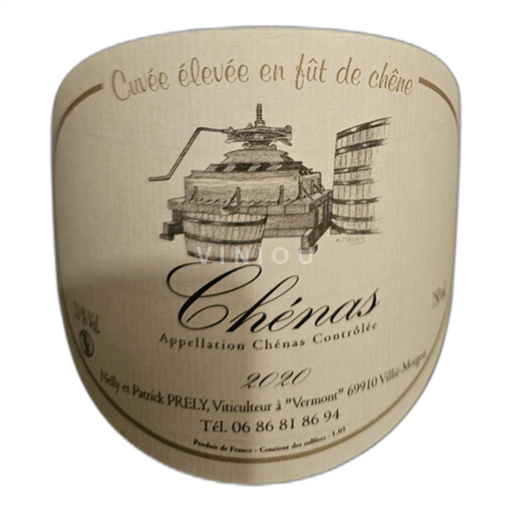 Beaujolais Chénas Vermont élevée en fût de chêne 2020