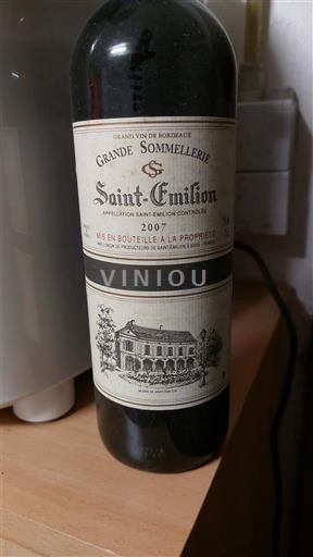 Bordeaux Saint-Émilion Grande Sommellerie 2007