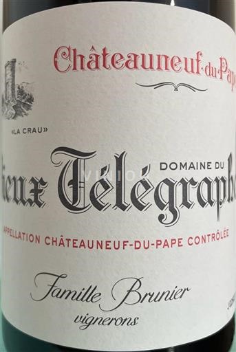 Rona dolina Châteauneuf-du-Pape Domaine Vieux Télégraphe La Crau 2018