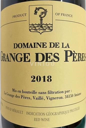 Langvedok Ni doloceno Domaine La Grange des Pères 2018