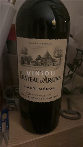 Bordeaux Haut-Médoc Château Arcins Cru bourgeois 2019