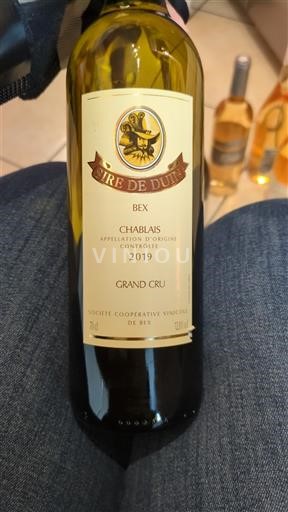 Vaud Chablais AOC Grand Cru Société Coopérative Vinicole de Bex Cire de Duluire 2019