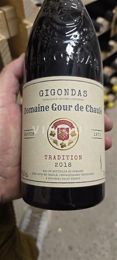 Rhônevallei Gigondas Domaine Gour de Chaulé Tradition 2018