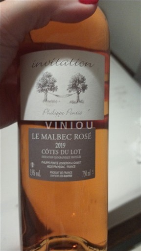 Sudoeste Côtes do Lot Philippe Porié Invitation 2019