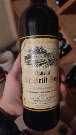 Bordeaux Côtes-de-bourg Château Le Petit Puy 2018