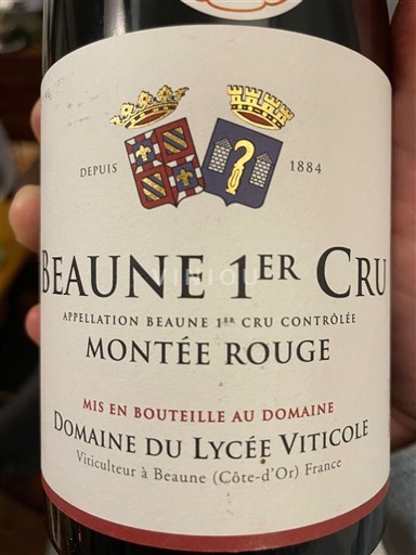 Burgundija Beaune Premier Cru Domaine Lycée Viticole Montée Rouge Neleten.