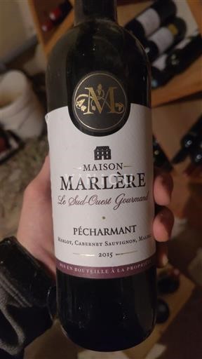 Tây Nam Pécharmant Maison Marlère 2015