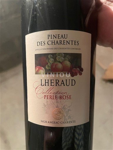 Poitou-Charentes Pineau des Charentes Lhéraud Collection Perle Rose Niet-geïntegreerd