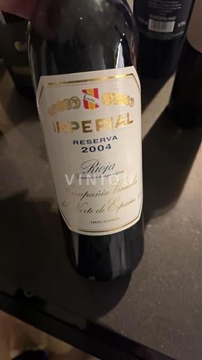 La Rioja Rioja Compañía Vinícola del Norte de España (CVNE) Imperial Reserva 2004