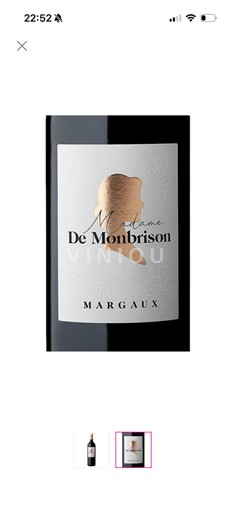 Bordeaux Margaux Château Monbrison Madame de Monbrison 2019
