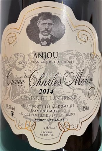 Thung lũng sông Loire Anjou Domaine Landreau Charles Morin 2014