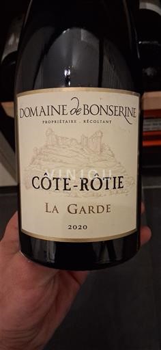 Thung lũng Rhône Côte-rôtie Domaine Bonserine La Garde 2020