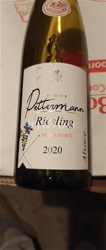 Alsace Riesling Didier Pettermann Découverte 2020