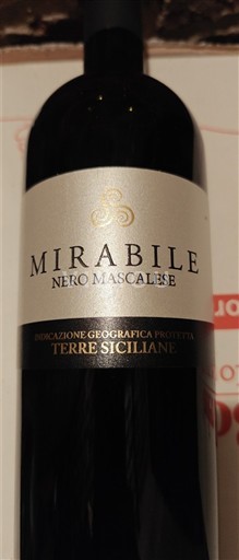 Sicile Mirabile Nero Mascalese 2020