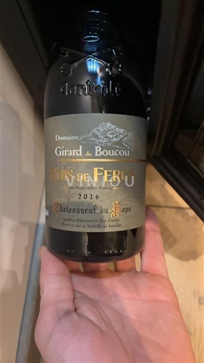 Valle del Ródano Châteauneuf-du-Pape. Domaine Girard du Boucou Bois de Feruq 2016