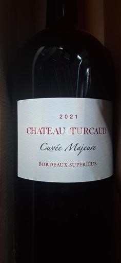 Bordéus Bordeaux Superior Chateau Turcaud Majeure 2021