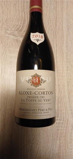 Bourgogne Aloxe-Corton Premier Cru Remoissenet Père & Fils La Toppe au Vert 2018