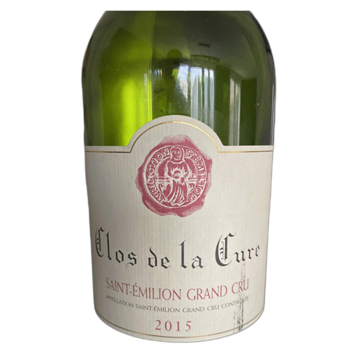 Bordeaux Saint-Émilion Grand Cru Clos de la Cure 2015