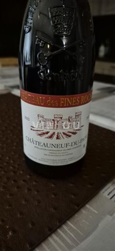 Rona dolina Châteauneuf-du-Pape Château S Fines Roches 2023