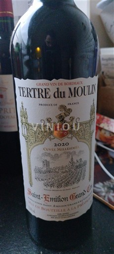 Bordeaux Saint-Émilion Grand Cru Grand Cru Tertre du Moulin 2020