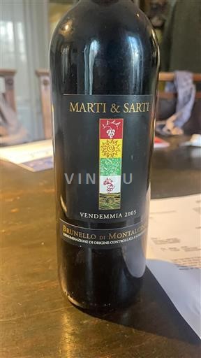 Toscana Brunello di Montalcino Marti & Sarti 2005