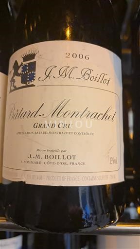 Bourgogne Bâtard Montrachet Grand Cru J.M. Boillot 2006