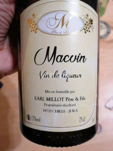 Jura Rượu Macvin-du-jura Millot Pere & Fils Không niên vụ