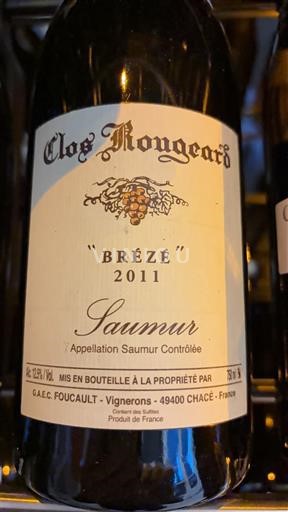 Thung lũng sông Loire Saumur Clos Rougeard Brézé 2011