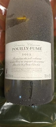 Thung lũng sông Loire Pouilly-fumé Domaine Chatelain 2013