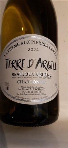 Beaujolais Không được chỉ định La Ferme aux Pierres Dorées Terre d'Argile 2024