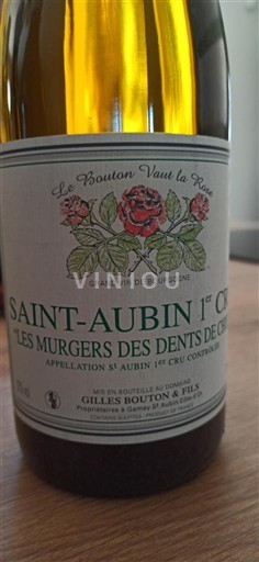 Bourgogne Saint-Aubin Premier Cru Gilles Bouton & Fils Les Murgers des Dents de Chien 2022