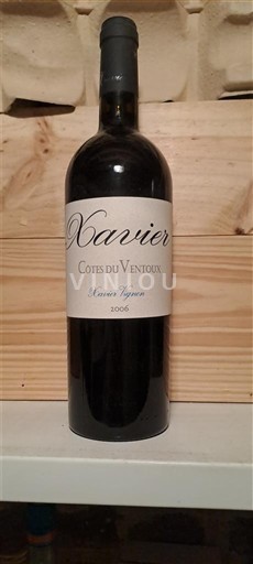 Thung lũng Rhône Ventoux Xavier Vieilles Vignes 2006