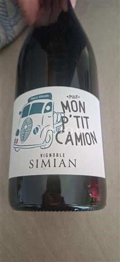 Rhônedalen Côtes du Rhône Vignoble Simian Mon P'tit Camion Icke årgångsbetecknad